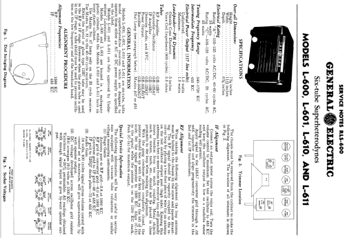 L-610 ; General Electric Co. (ID = 1132570) Radio