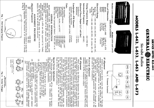 L-653 ; General Electric Co. (ID = 1132738) Radio