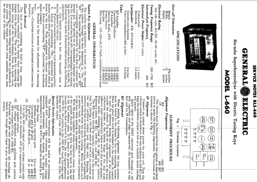 L-660 ; General Electric Co. (ID = 1132765) Radio