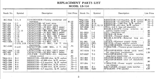 LB-530 ; General Electric Co. (ID = 1132856) Radio