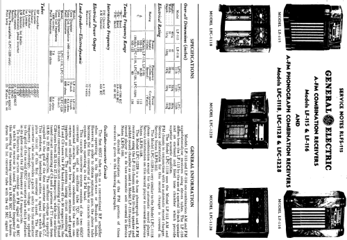 LF-116 ; General Electric Co. (ID = 1133679) Radio