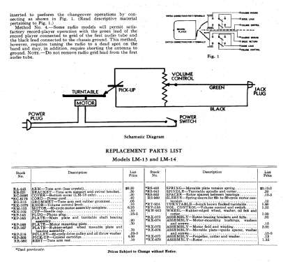 LM-13 ; General Electric Co. (ID = 170534) Sonido-V