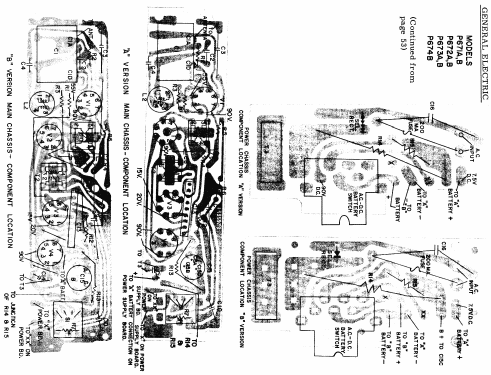 P673B ; General Electric Co. (ID = 87608) Radio