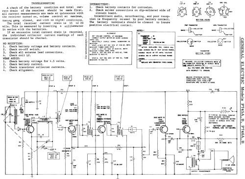 All Transistor P746A; General Electric Co. (ID = 119340) Radio