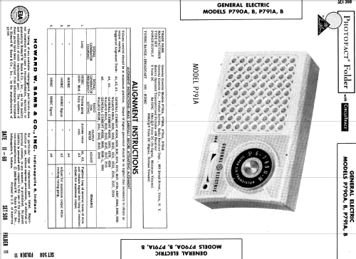 Super Six Transistor P790A; General Electric Co. (ID = 517602) Radio