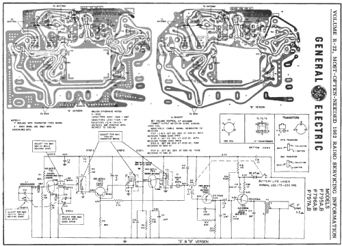 All Transistor P-795A ; General Electric Co. (ID = 158580) Radio