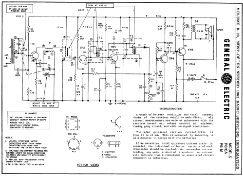 P811A ; General Electric Co. (ID = 171373) Radio