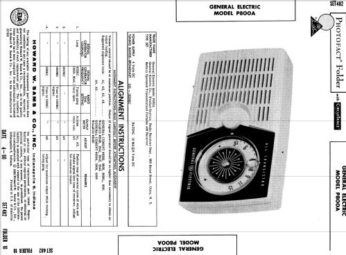 P-800A ; General Electric Co. (ID = 570774) Radio