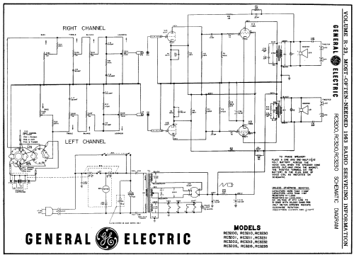RC3230A Console ; General Electric Co. (ID = 172166) Radio