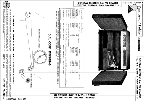 RC6731AB Ch= TU376-3 + T15; General Electric Co. (ID = 524706) Radio