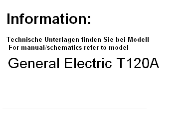T120B ; General Electric Co. (ID = 55598) Radio