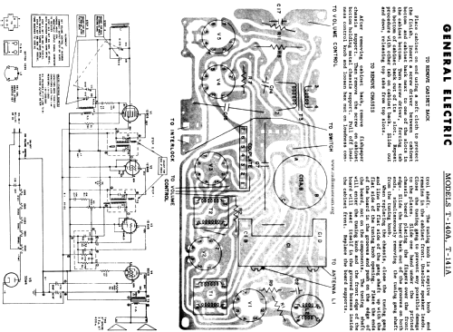 T140A ; General Electric Co. (ID = 52826) Radio