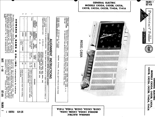 T141A ; General Electric Co. (ID = 542060) Radio