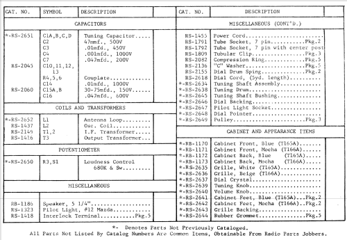 T-165A Musaphonic ; General Electric Co. (ID = 2078269) Radio