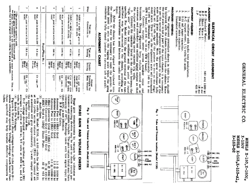 X150 ; General Electric Co. (ID = 417168) Radio