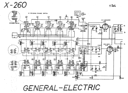 X260 ; General Electric Co. (ID = 18319) Radio