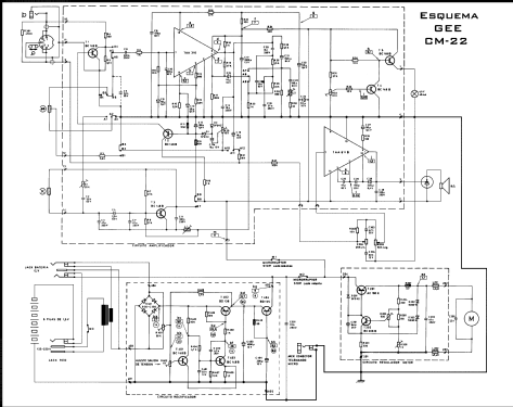 Magnetofono Cassette CM22; General Eléctrica (ID = 1972520) R-Player