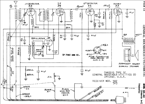 Grunow 502 Ch= 5-C; General Household (ID = 681189) Radio