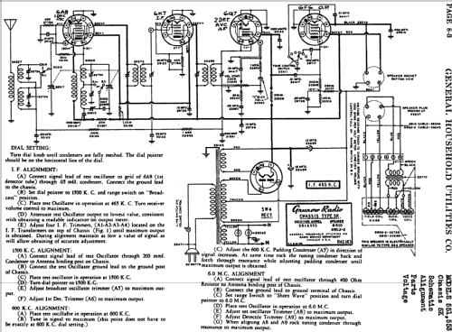 Grunow 551 Ch= 5-K; General Household (ID = 683640) Radio