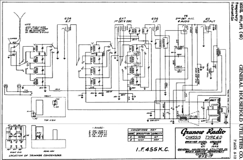 Grunow 670 Ch= 6-D; General Household (ID = 681673) Radio