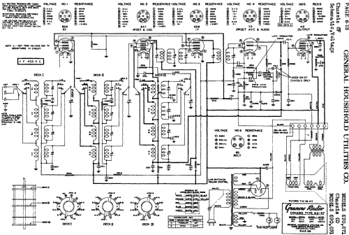 Grunow 691 Ch= 6-F; General Household (ID = 681693) Radio