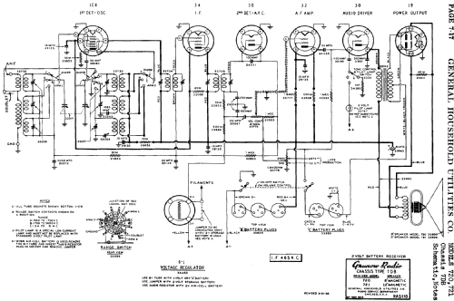 Grunow 720 Ch= 7-DB; General Household (ID = 681718) Radio