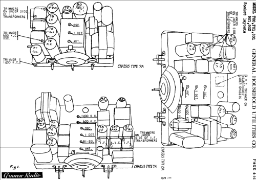 Grunow 801 Ch= 8-A; General Household (ID = 681228) Radio