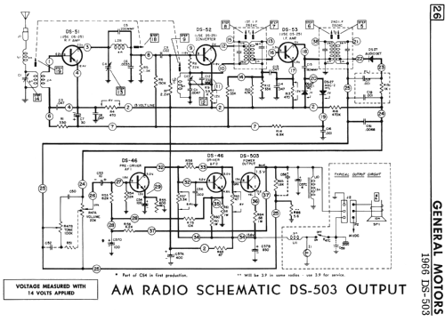 1966 ; General Motors of (ID = 2576705) Car Radio