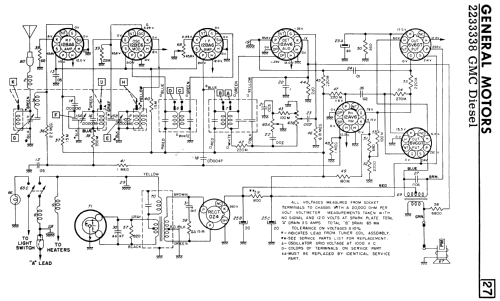 2233338 ; General Motors of (ID = 2294654) Car Radio