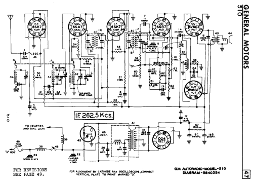 510 ; General Motors of (ID = 816056) Car Radio