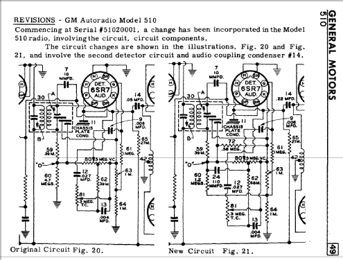 510 ; General Motors of (ID = 816057) Car Radio