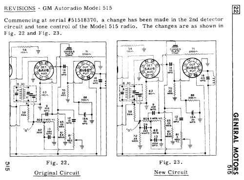 515 ; General Motors of (ID = 816110) Car Radio