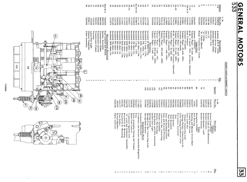 533 ; General Motors of (ID = 2293185) Car Radio