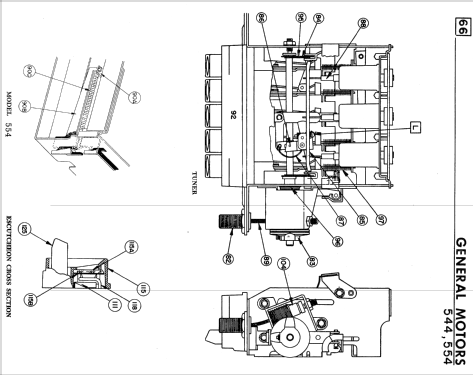 554 Sonomatic ; General Motors of (ID = 2311643) Car Radio