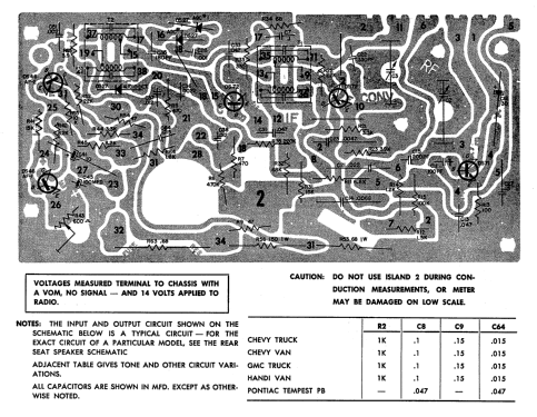 7293806 ; General Motors of (ID = 2594087) Car Radio