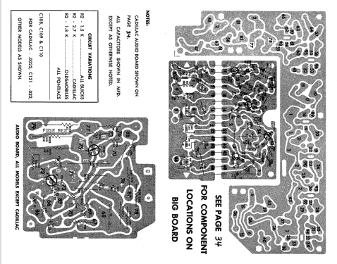 981060 ; General Motors of (ID = 2587447) Car Radio