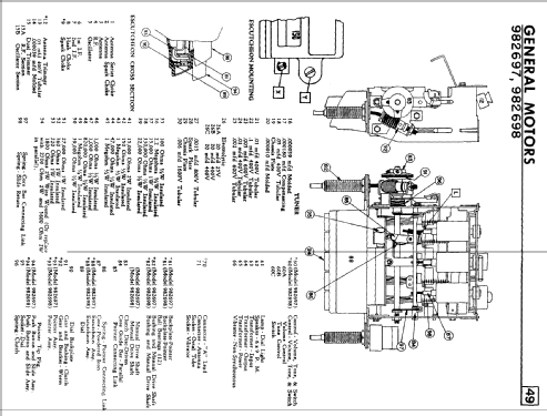 982698 ; General Motors of (ID = 816690) Car Radio