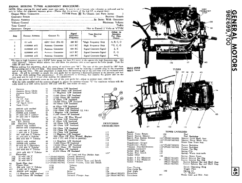 982700 ; General Motors of (ID = 816530) Car Radio