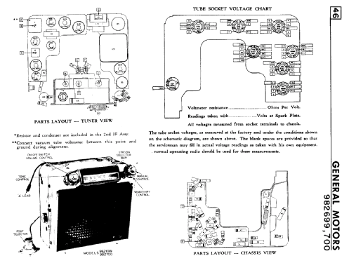 982700 ; General Motors of (ID = 816531) Car Radio