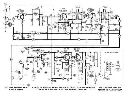 986545 Chevrolet Ch= 6TDC; General Motors of (ID = 2586164) Car Radio