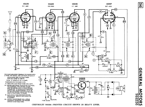 988336 ; General Motors of (ID = 2357670) Car Radio