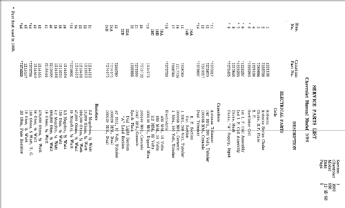 Delco Radio 596; General Motors of (ID = 2211911) Car Radio