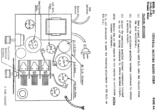 211 Ch= S-9B; General Motors Radio (ID = 468045) Radio