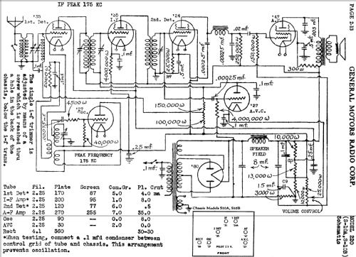 Salem 220 S-10B; General Motors Radio (ID = 468040) Radio