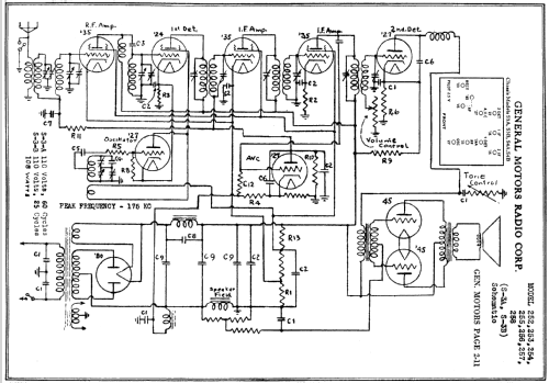 Cromwell 256 Ch= S-3B; General Motors Radio (ID = 244535) Radio