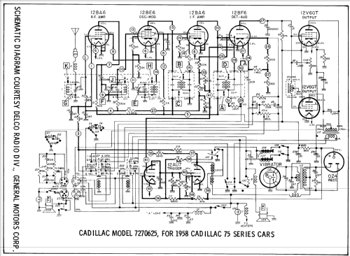 Delco 7270625 ; General Motors Radio (ID = 589779) Car Radio