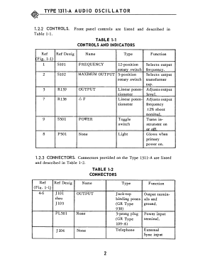 Audio Oscillator 1311 ; General Radio (ID = 2950934) Equipment