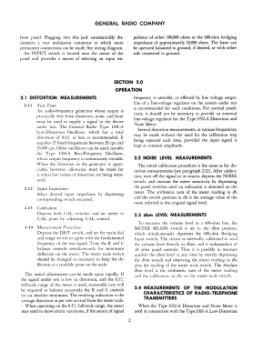 Distortion and Noise Meter 1932-A; General Radio (ID = 2951236) Equipment