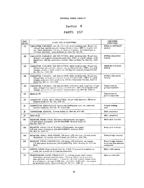 R-F Bridge 1606-A; General Radio (ID = 2953720) Equipment