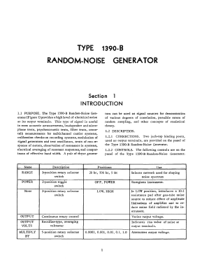 Random Noise Generator 1390-B; General Radio (ID = 2952939) Equipment